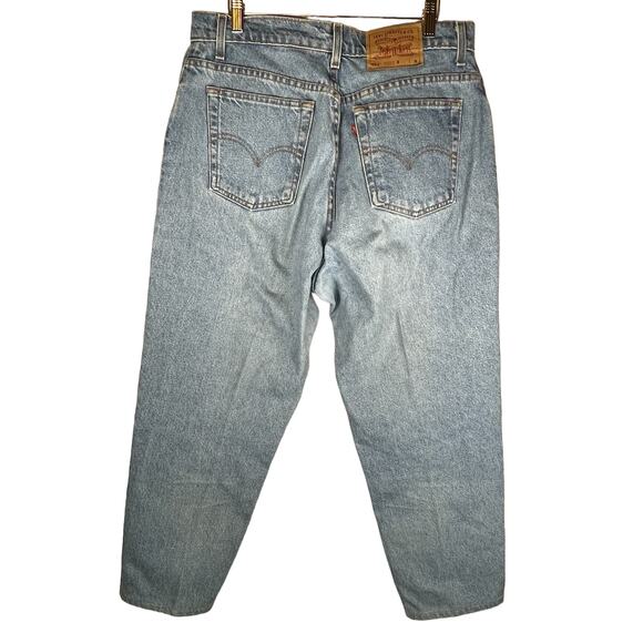 Vintage Levi's 551 Relaxed Fit Tapered Leg High-Waist SIZE 16 Med 100% Cotton - Picture 2 of 10